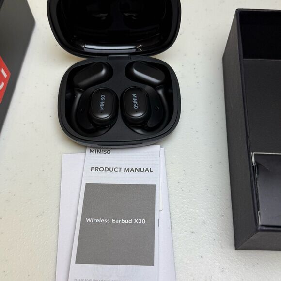 Wireless Earbuds Bluetooth Translation Miniso Translate Lightweight HD Voice - Picture 2 of 6